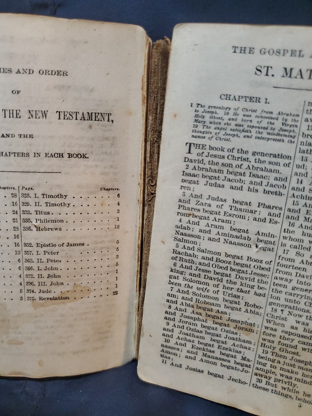 New Testament 1917 Pocked Sized Bible WWI US Army Navy Edition Inscribed