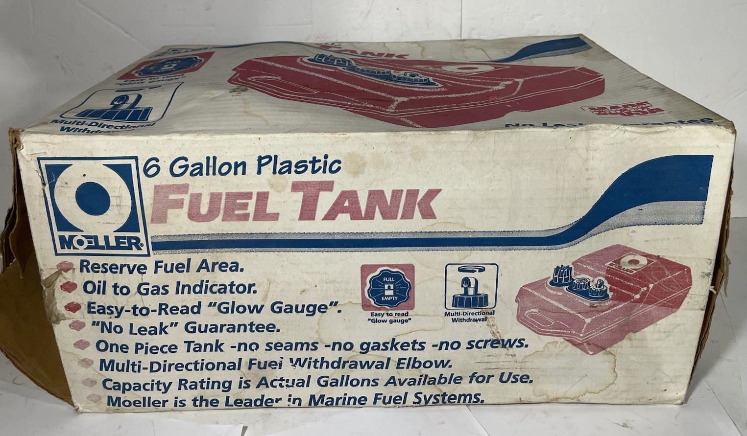 New Moeller Marine Fuel Tank 6 Gallon 31106