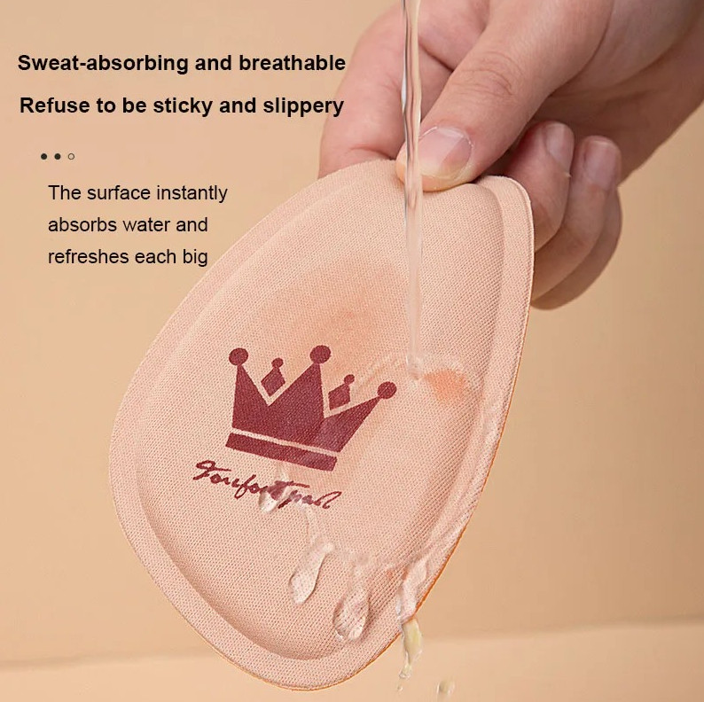 3 pair Women Forefoot Pad Insoles Pain Relief Non-Slip Cushion Shoe Inserts