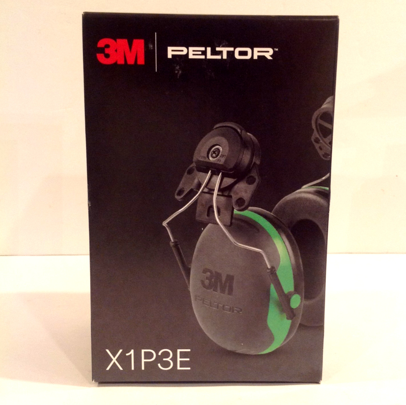 3M Peltor X1 Series Hard Hat Attached Ear Muffs X1P3E Cap Mount NRR 21dB Black