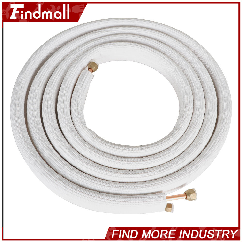 Findmall 1/4-3/8 Dia. 16, 25, 50Ft Install Kit For Mini Split Heat Pump Systems