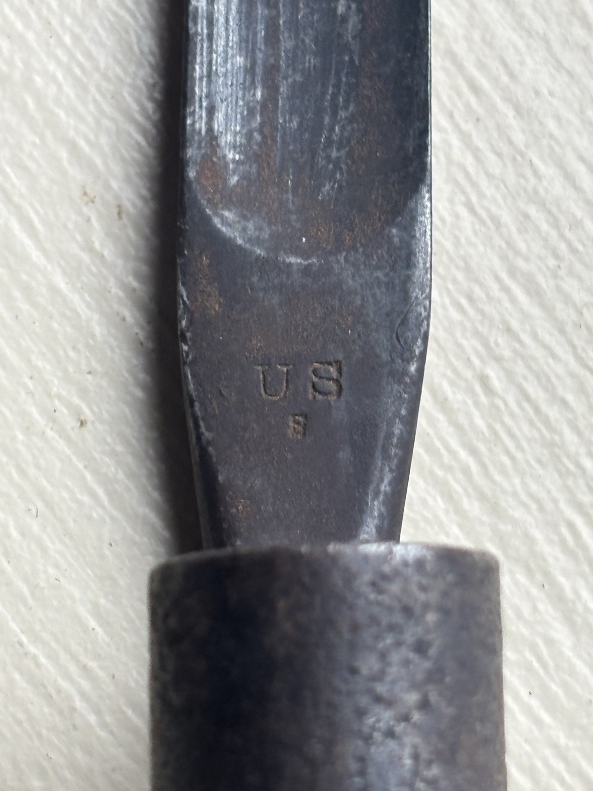 Original Civil War US M1855 Socket Bayonet/ Nice Uncleaned patina.