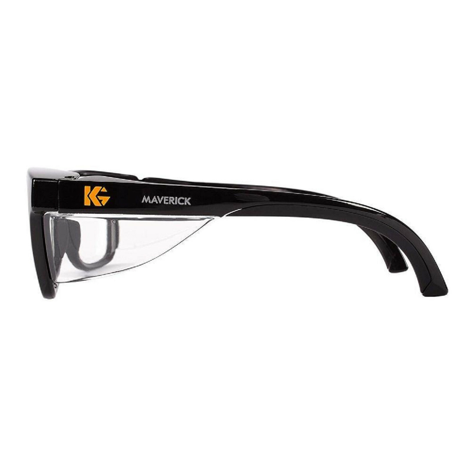 KleenGuard 49309 Maverick Black Frame Clear Anti Fog Lens Safety Glasses 1/Pair
