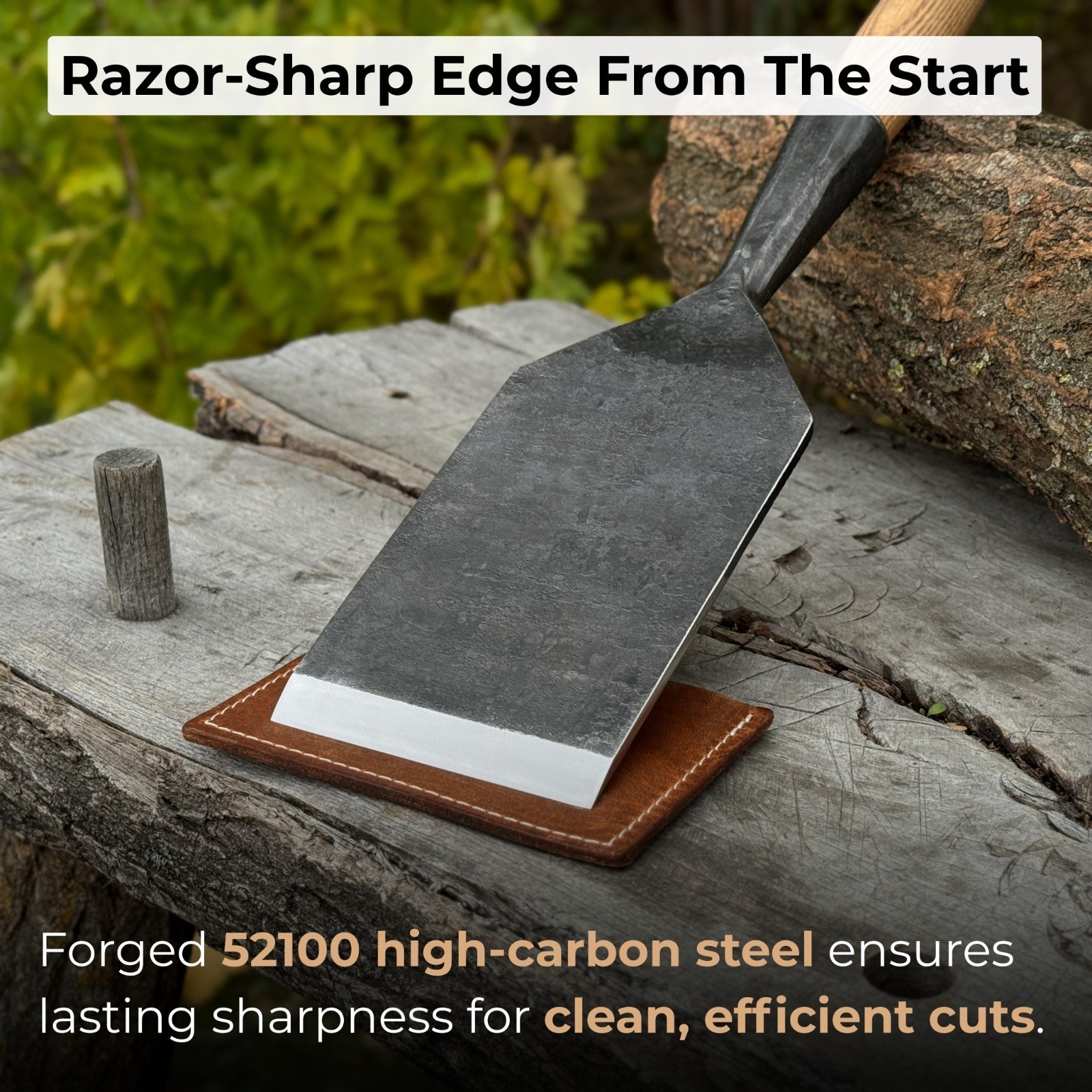 Timber Slick Chisel Hand Forged 52100 Carbon Steel 0.8 – 4in Framing