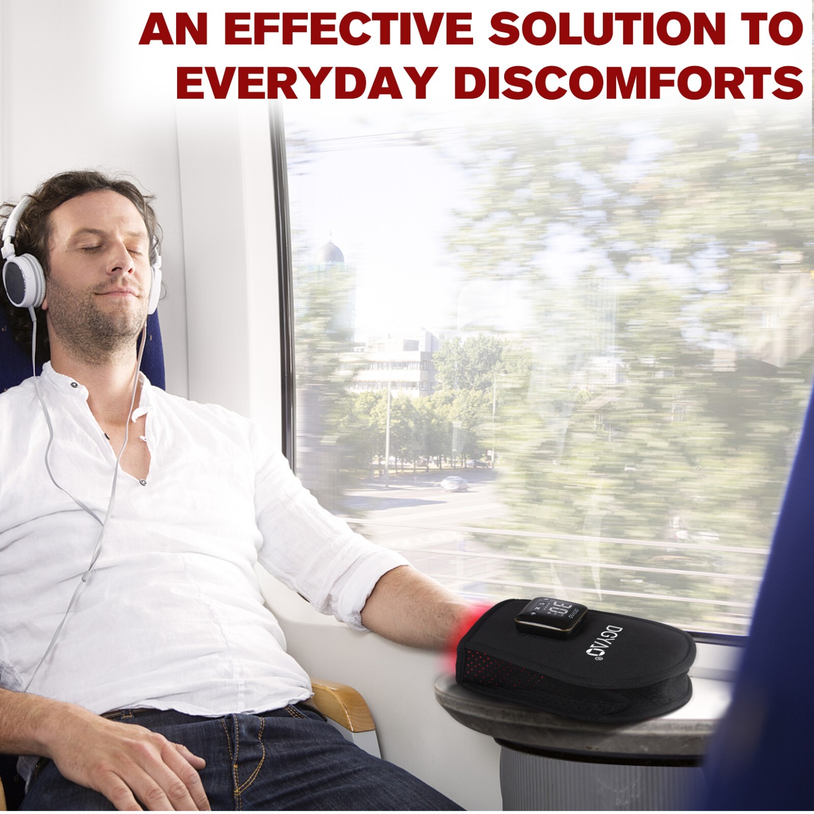 850nm Infrared Red Light Therapy Glove For Hand Pain Relief Cordless Mitten