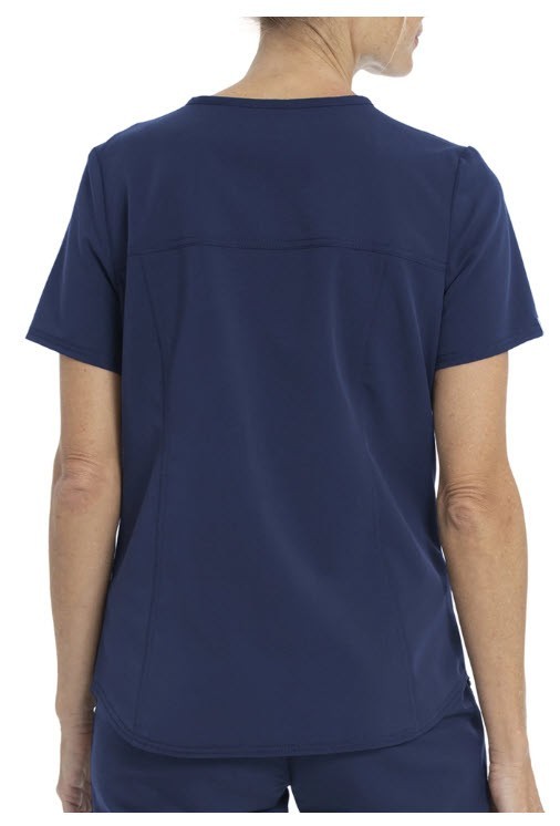 Scrubstar Premium Ultimate Mock Wrap Scrub Top Indigo Size LARGE