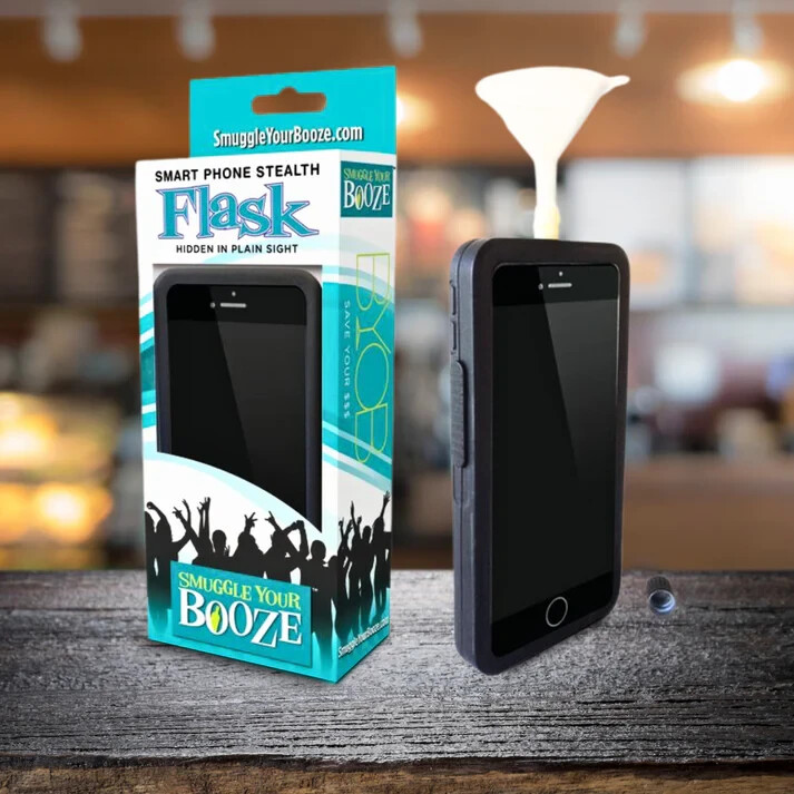 Smuggle Your Booze SYB-Phone Smart Phone Flask with Funnel
