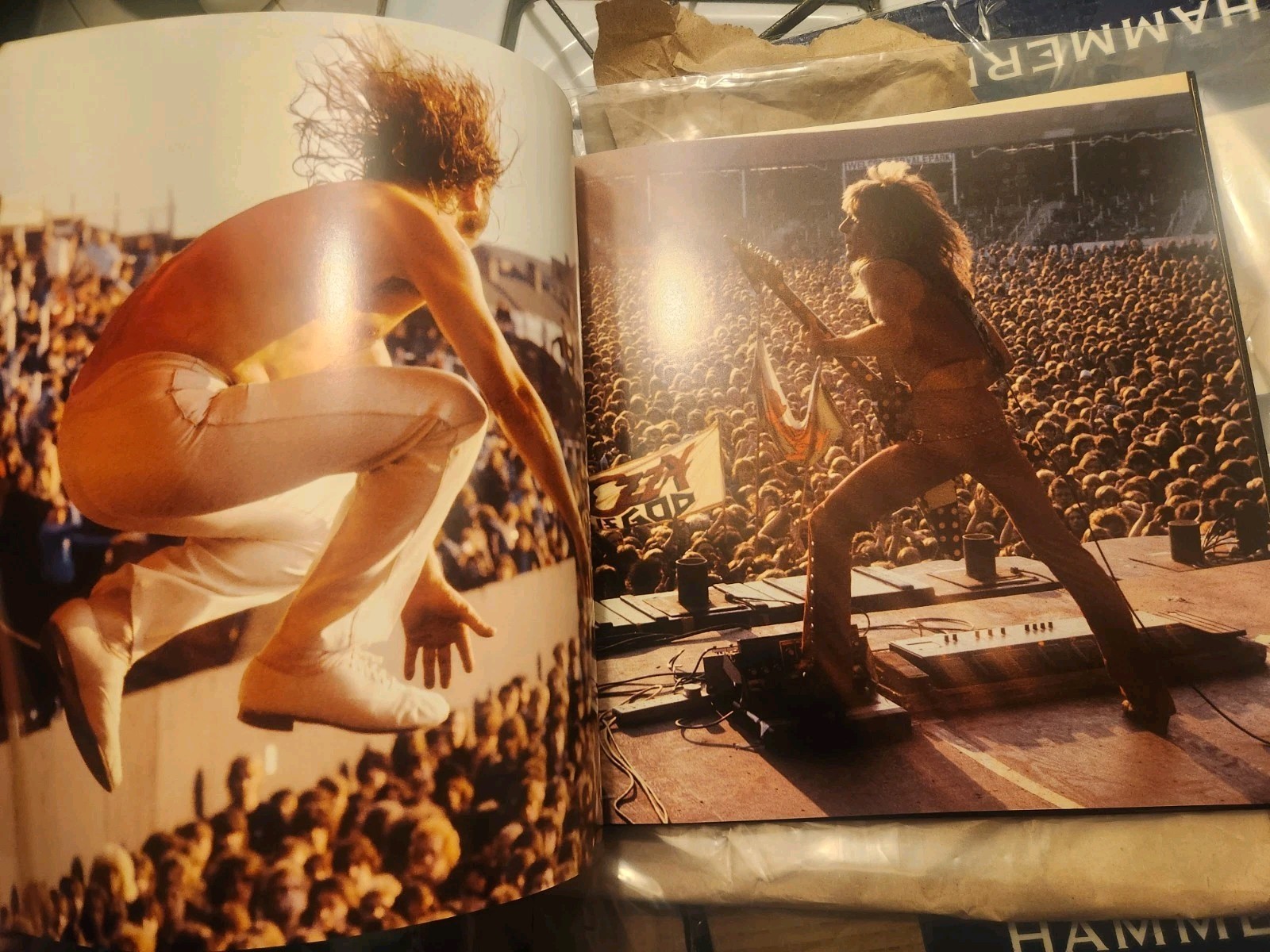 RANDY RHOADS OZZY OSBOURNE LARGE BLIZZARD OF OZZ ERA 88 PAGE COFFEE TABLE BOOK