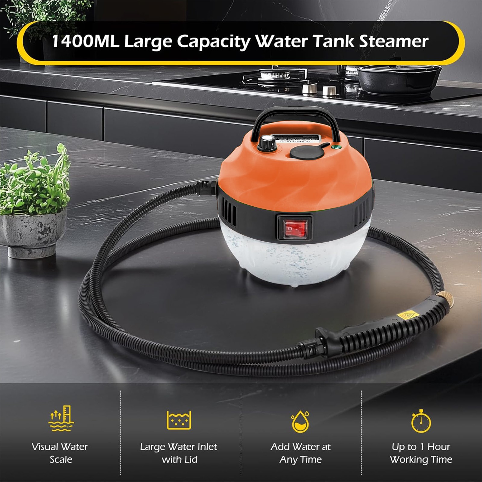 3800W High Pressure Steam Cleaner Household Car Steam Cleaner Cleaning Machine