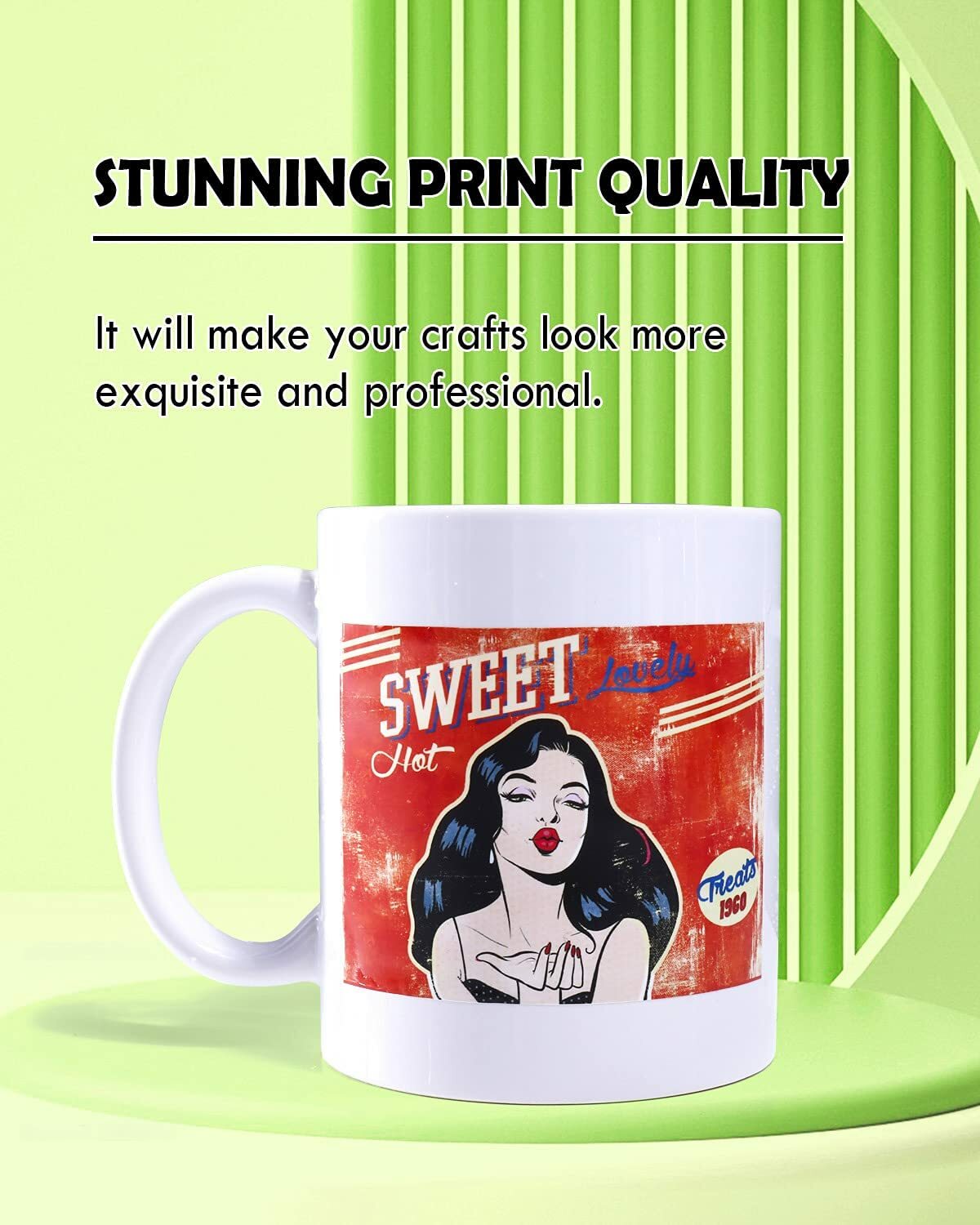 10 Sheets KOALA Matte White Waterslide Decal Transfer Paper for INKJET & LASER