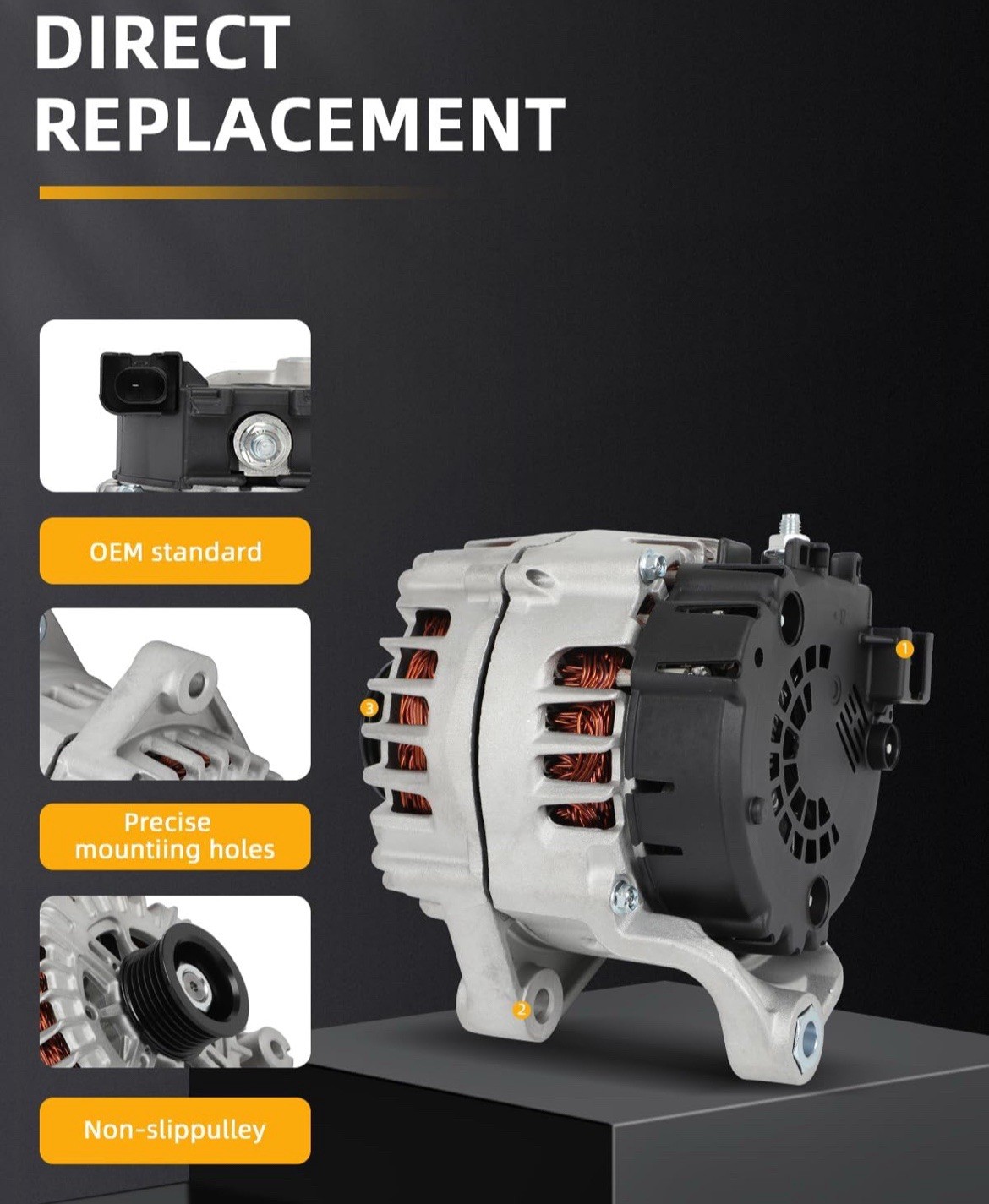 Alternator for 21543 Alternators Fit for BMW for X5 3.0L 2014-2018