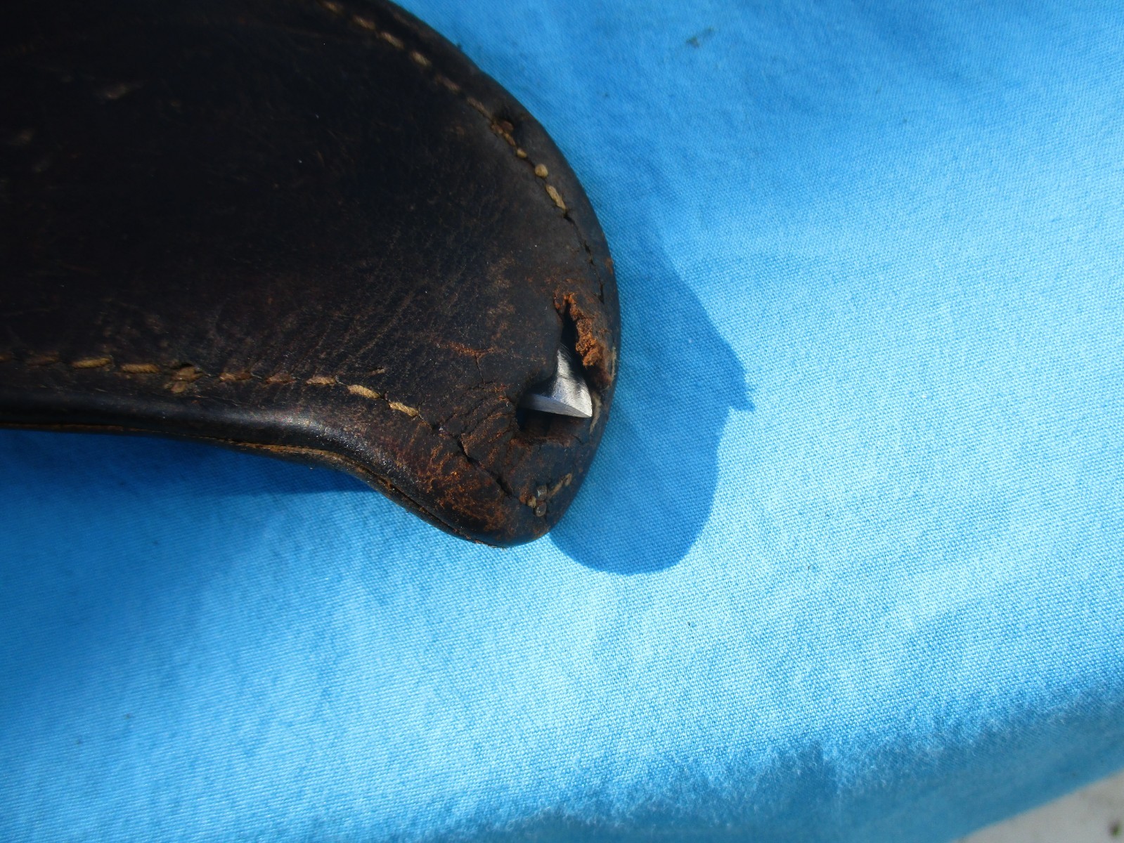 Vintage Western Bowie Knife 1960s Vietnam Era Old Used (Not Marked W49)