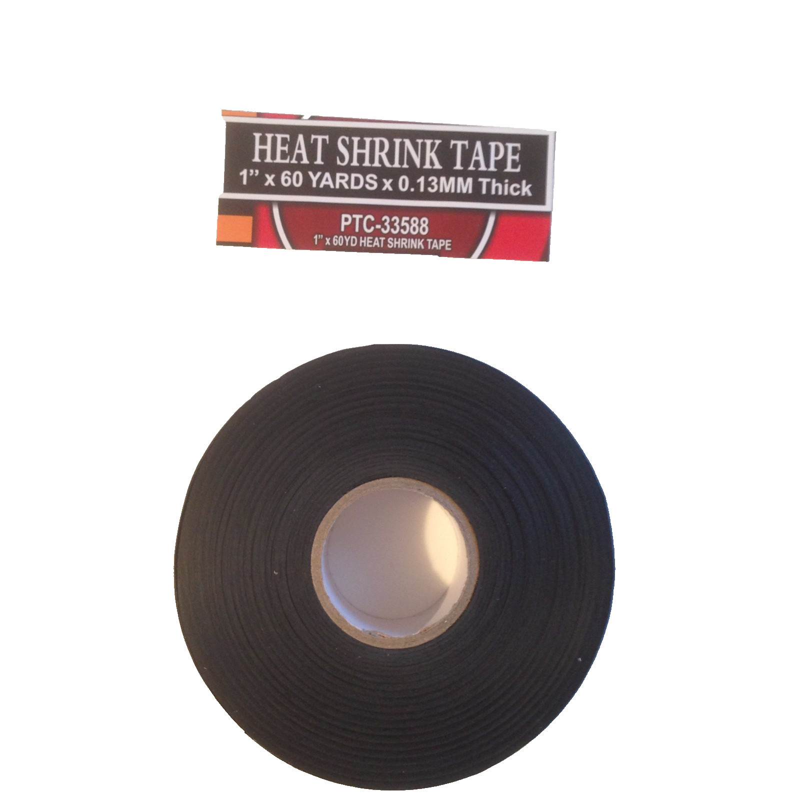 1"x 60 YARDS BLACK HEAT SHRINK TAPE