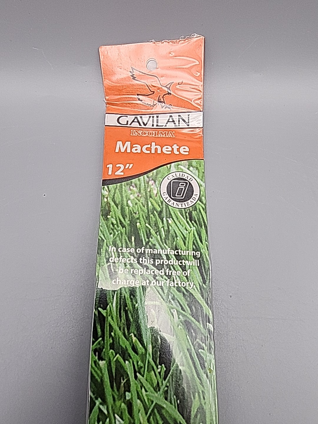 GAVILAN® DE INCOLMA 12" SURVIVAL MACHETE ORANGE HANDLE F-16-K COLOMBIA