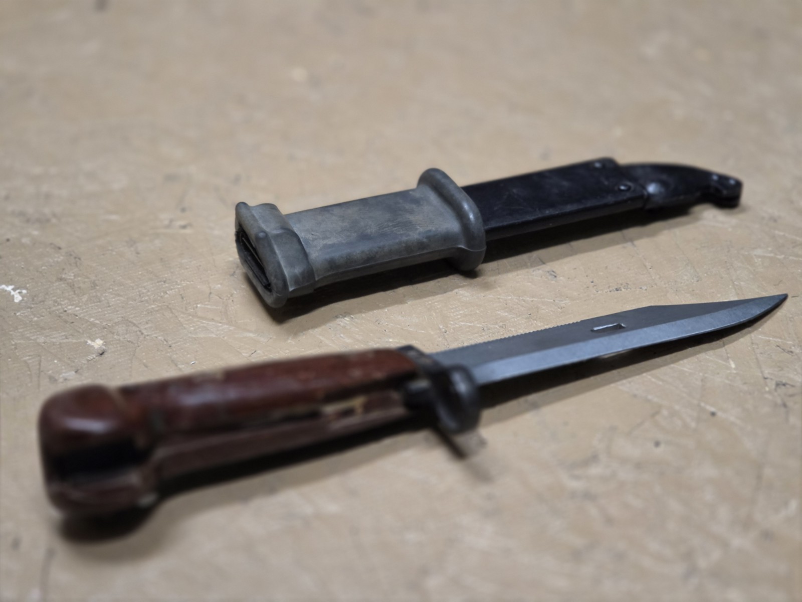 Russian Type 2 Bayonet W/Matching Serial Numbers Scabbard W/Rubber Guard