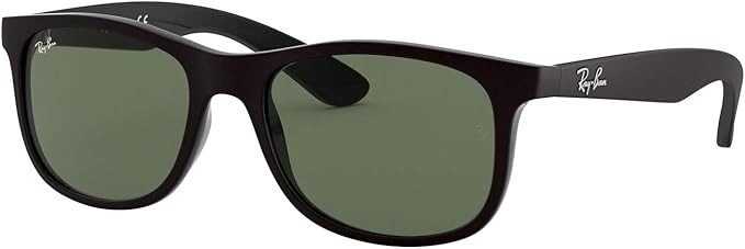 Ray-Ban unisex-child Rj9062s Rectangular Sunglasses Kids Matte Black NEW