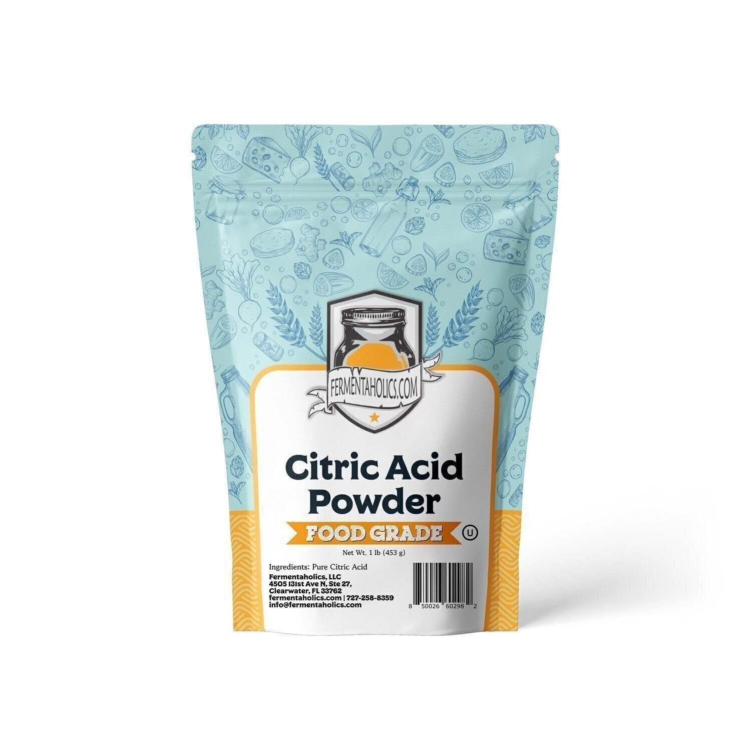 Citric Acid Powder - 1 lb (453 g)