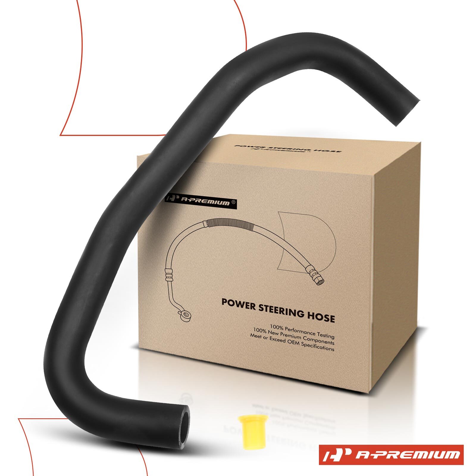 Power Steering Reservoir Line Hose for Honda Accord 03-07 Acura TL 04-08 V6 3.2L