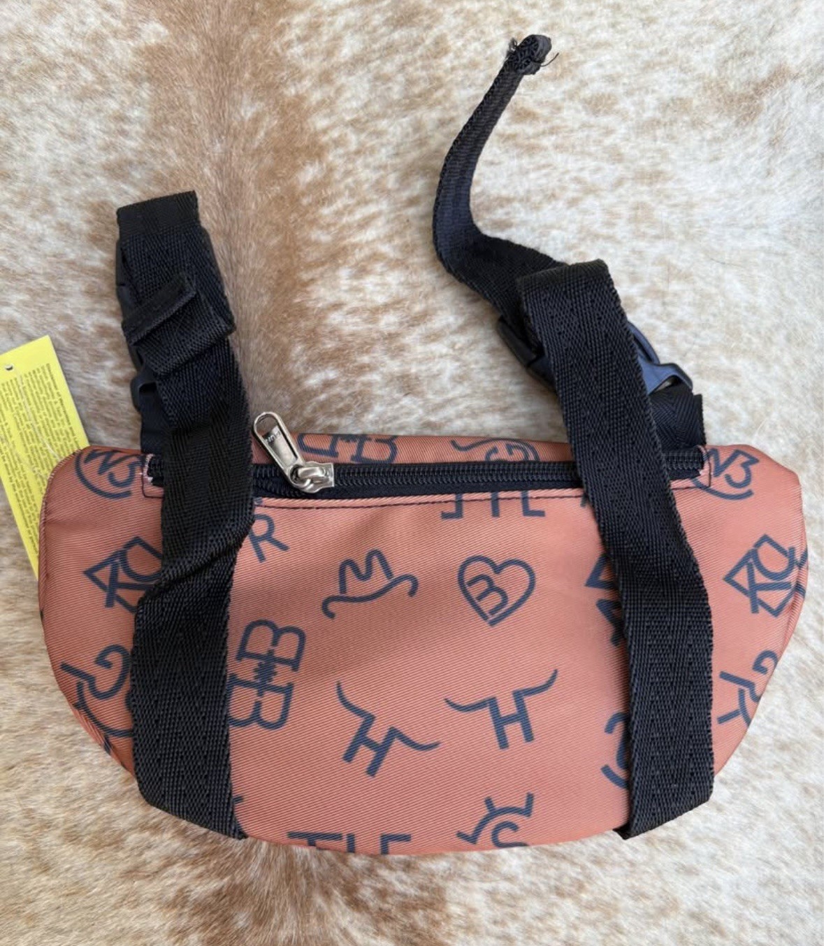 Western Ranch Brands Nylon Print Western Saddle Pouch Trail Riding Tack