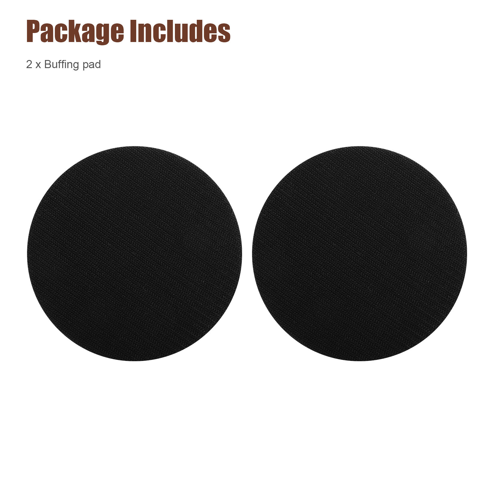2x 6inch Hook Loop Foam Cushion Interface Sanding Disc Sander Buffer Backing Pad