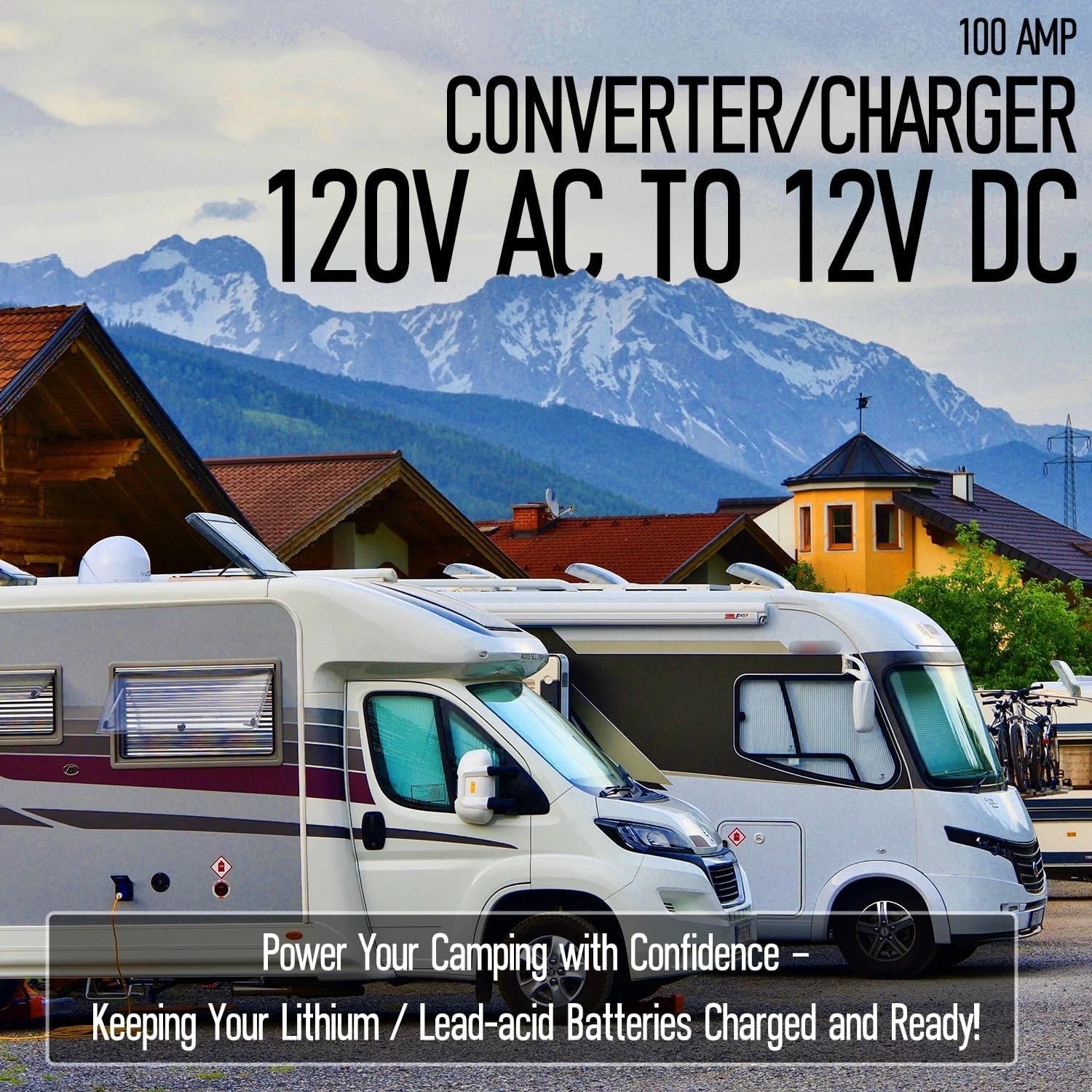 HIGH QUALITY PM3-100LK 100 Amp Power Supply 13V-16V CB Ham Radio Converter