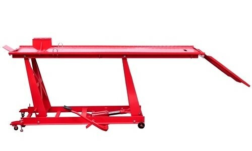 1000 LBS Hydraulic Bike Motorcycle Lift Table Jack Stand Shop Bike Lifting Stand