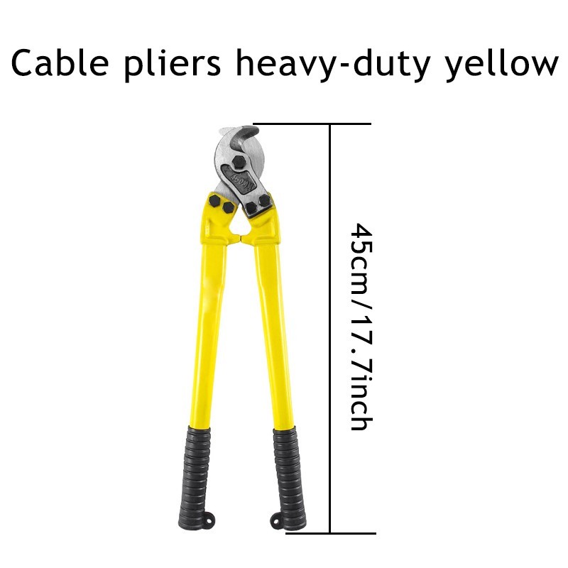 Yellow Heavy Duty Cable Cutter (18") | Wire and Cable Cutting Tool (1 pcs)