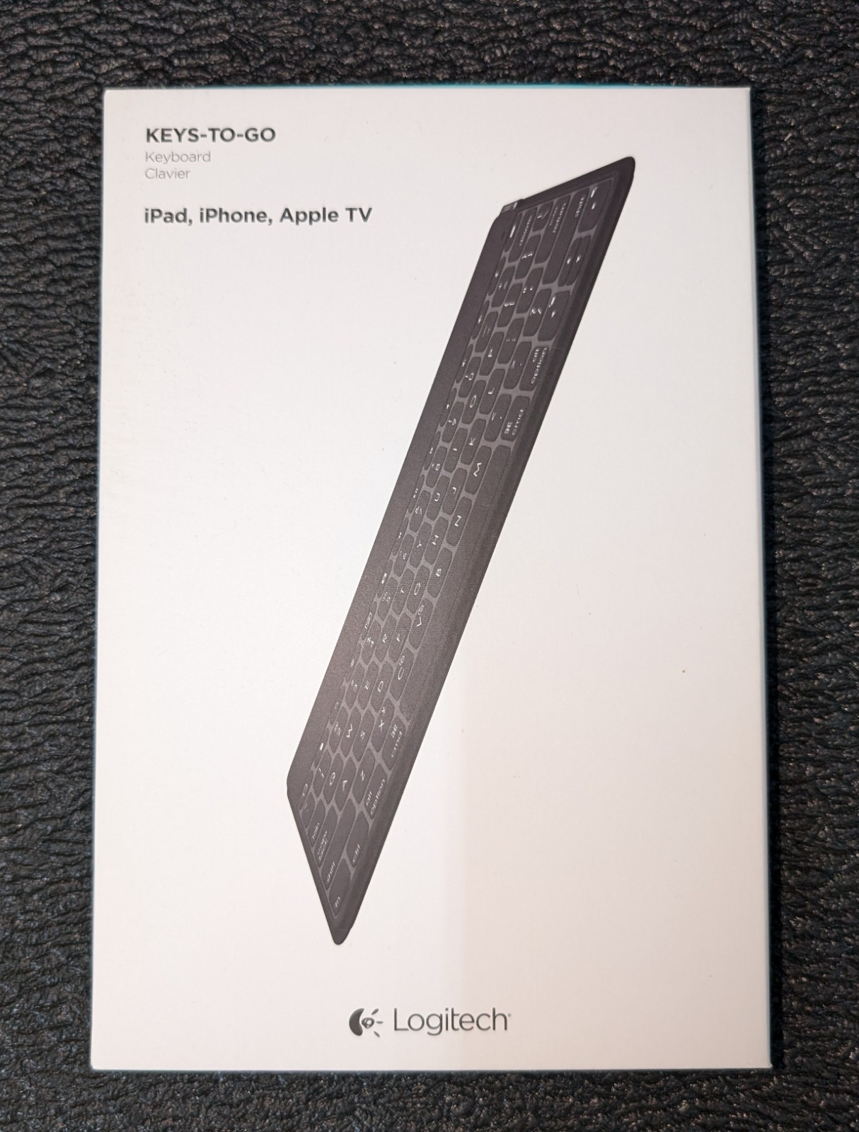 Logitech Keys To Go Keyboard for iPad iPhone Apple TV 920-007636