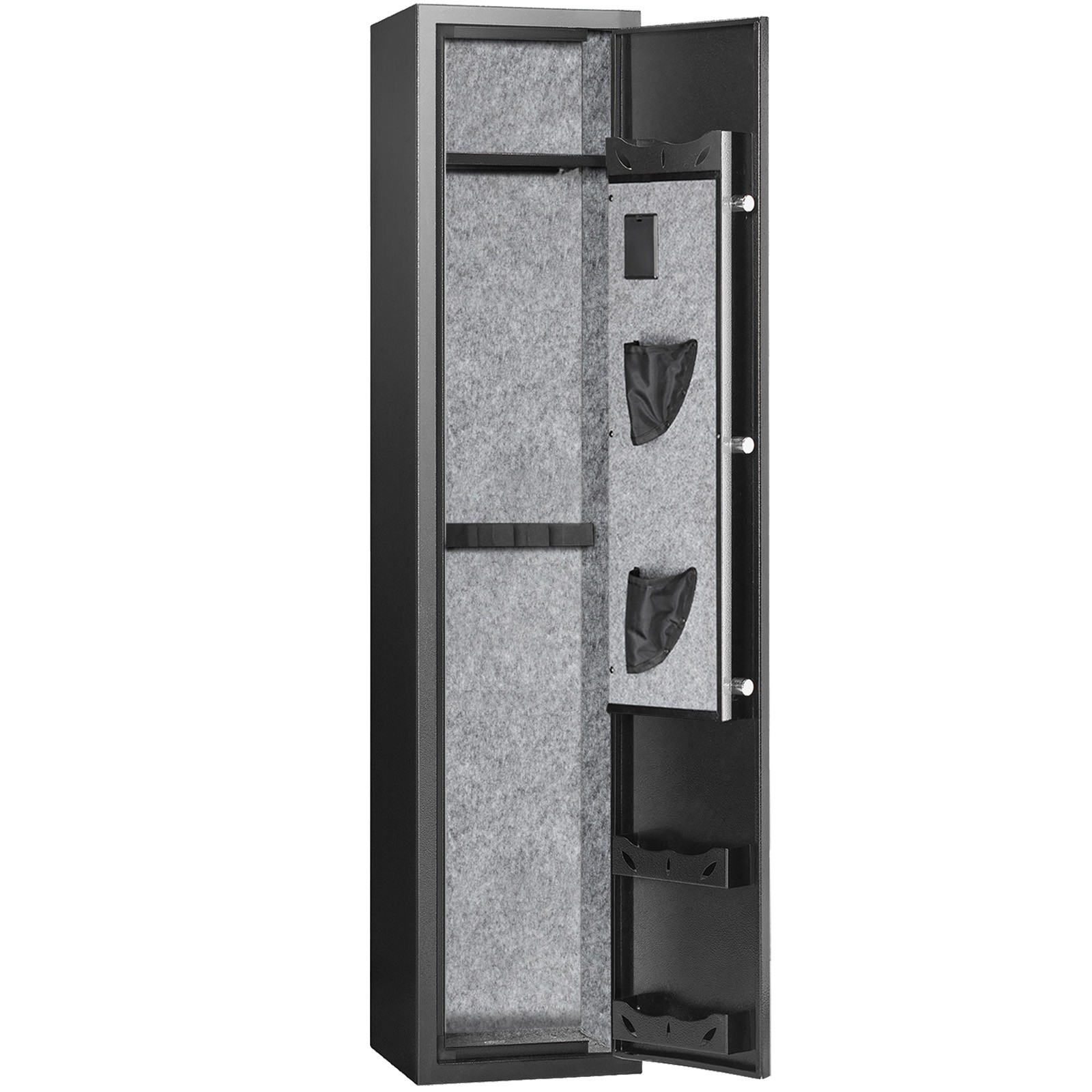 Gun Safe Rifle Safe with Fingerprint Lock for 5 Rifles and 4 Pistols