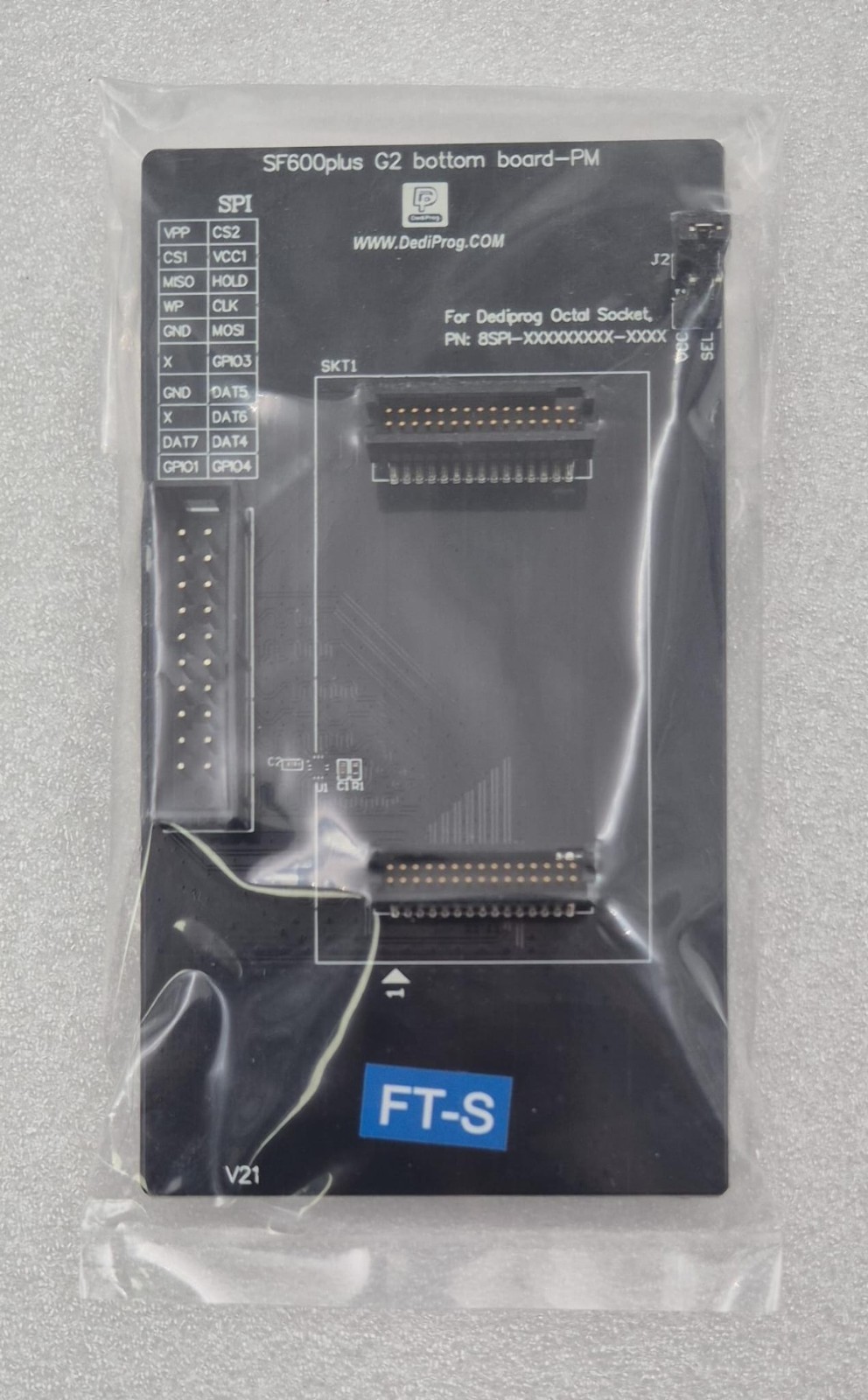 **NEW** DediProg SF600Plus-G2 SPI Flash IC Programmer KIT W/ bottom board-PM