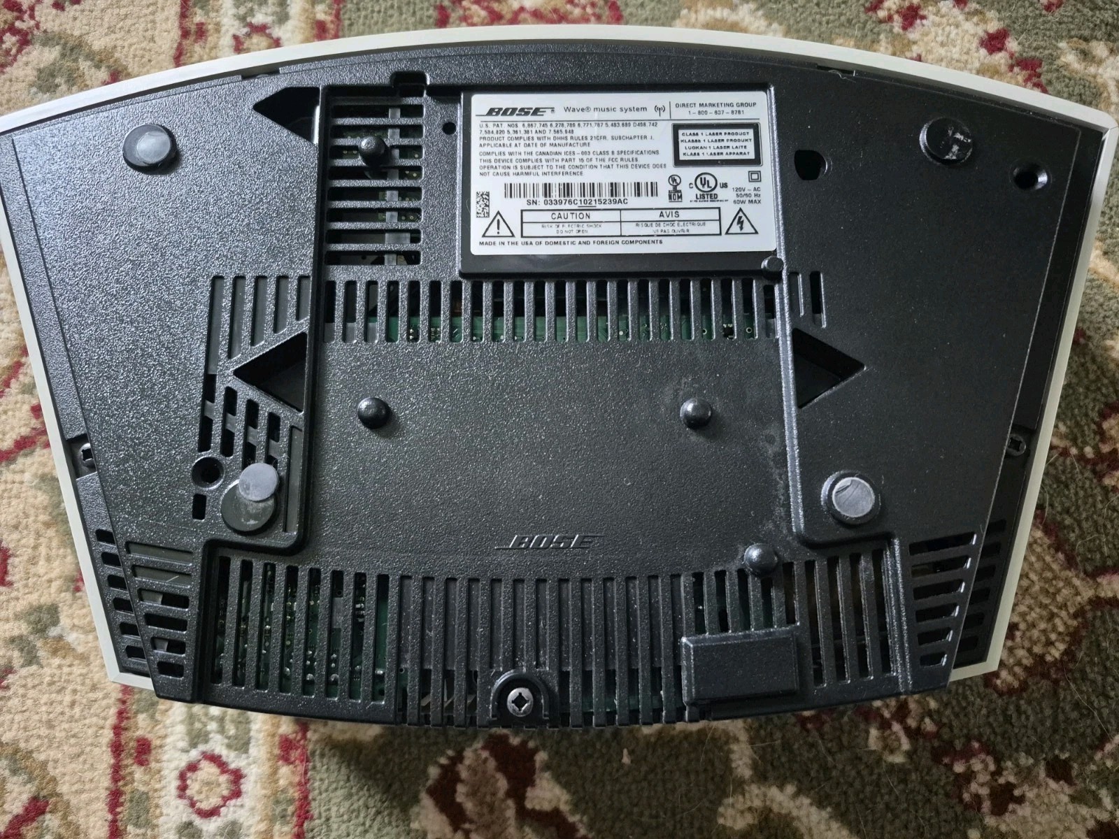 BOSE Wave Music System CD am fm radio with remote works great sounds excellent