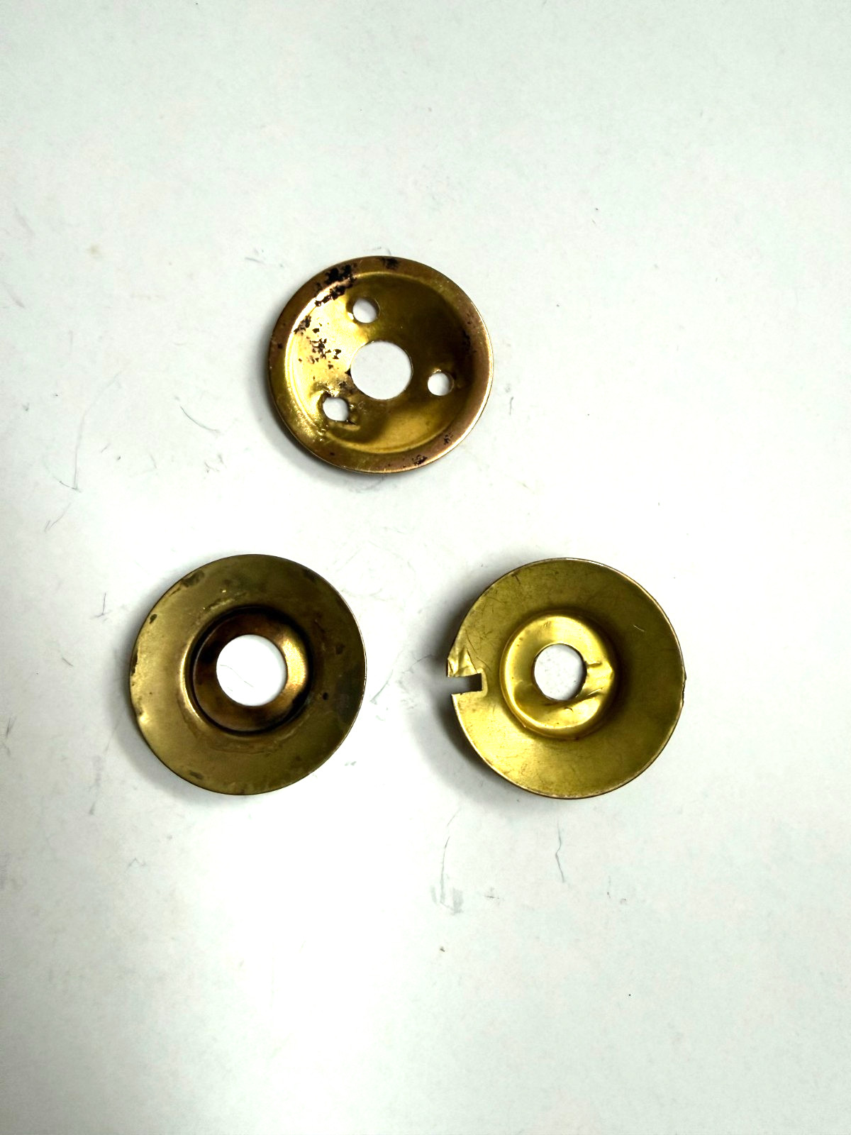 Butterfly/Safesport Carbide Lamp Felt Plate-1, Reflector Brace-2, USED