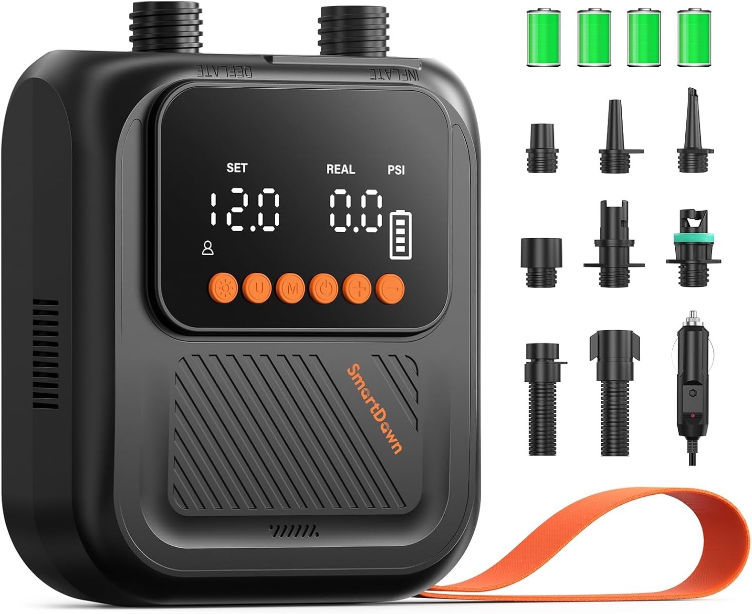 Rechargeable Paddle Board Pump, 2025 Portable SUP Air Pump with Dual Stage Infla