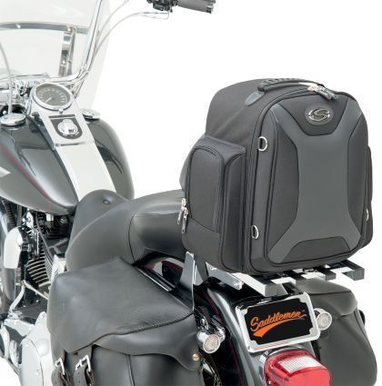Saddlemen Textile Motorcycle Sissy Bar Bag fits Harley Davidson Cruiser