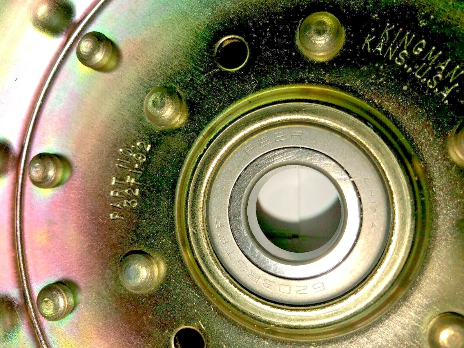 Idler Pulley 32F1-92-17, 5-3/4" OD 5" Hub Face, 2-1/2" Wide, 2" Hub W, 17mm Bore