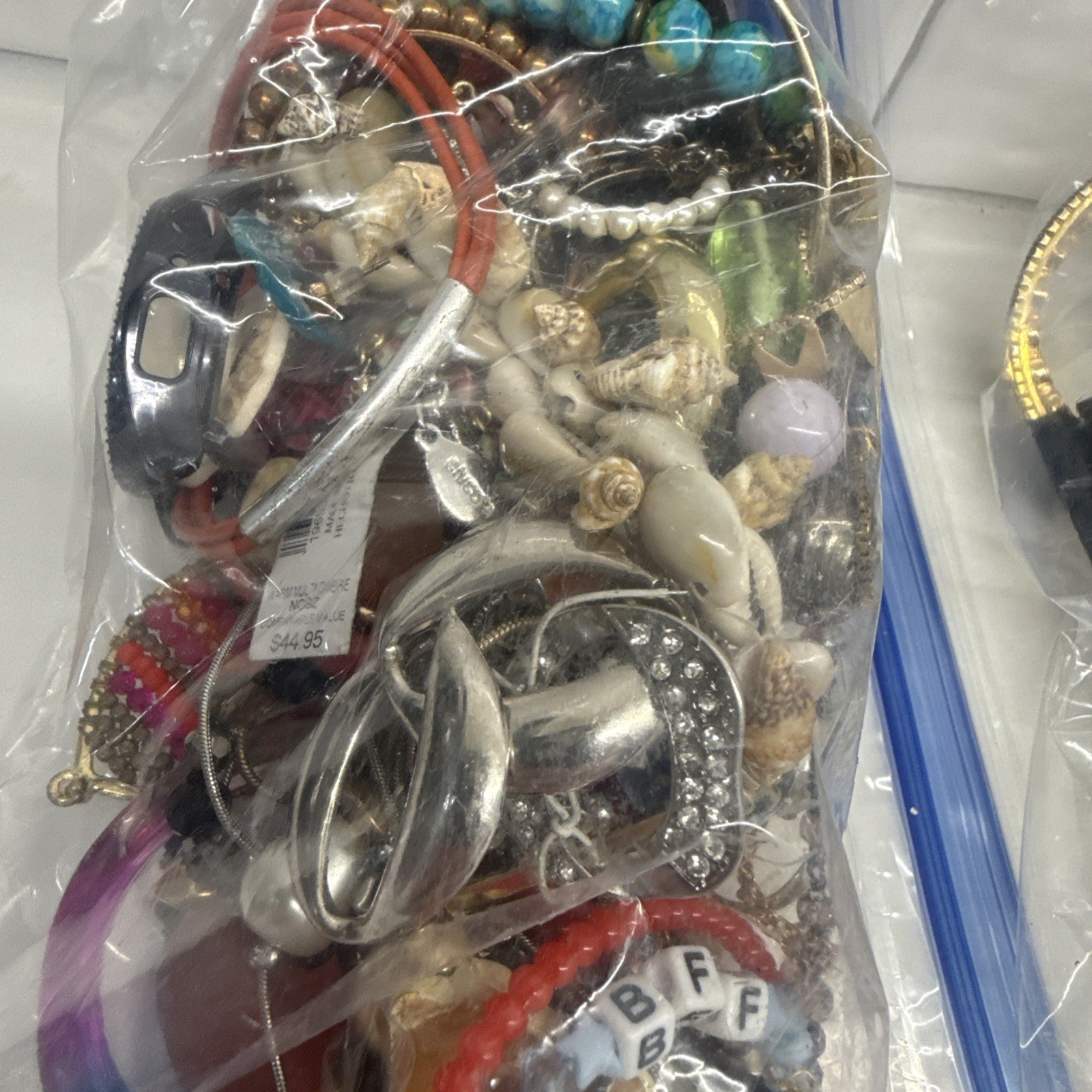 1 lb Mixed Jewelry Lot Wear Resell Craft Vintage Modern Costume Random Bag