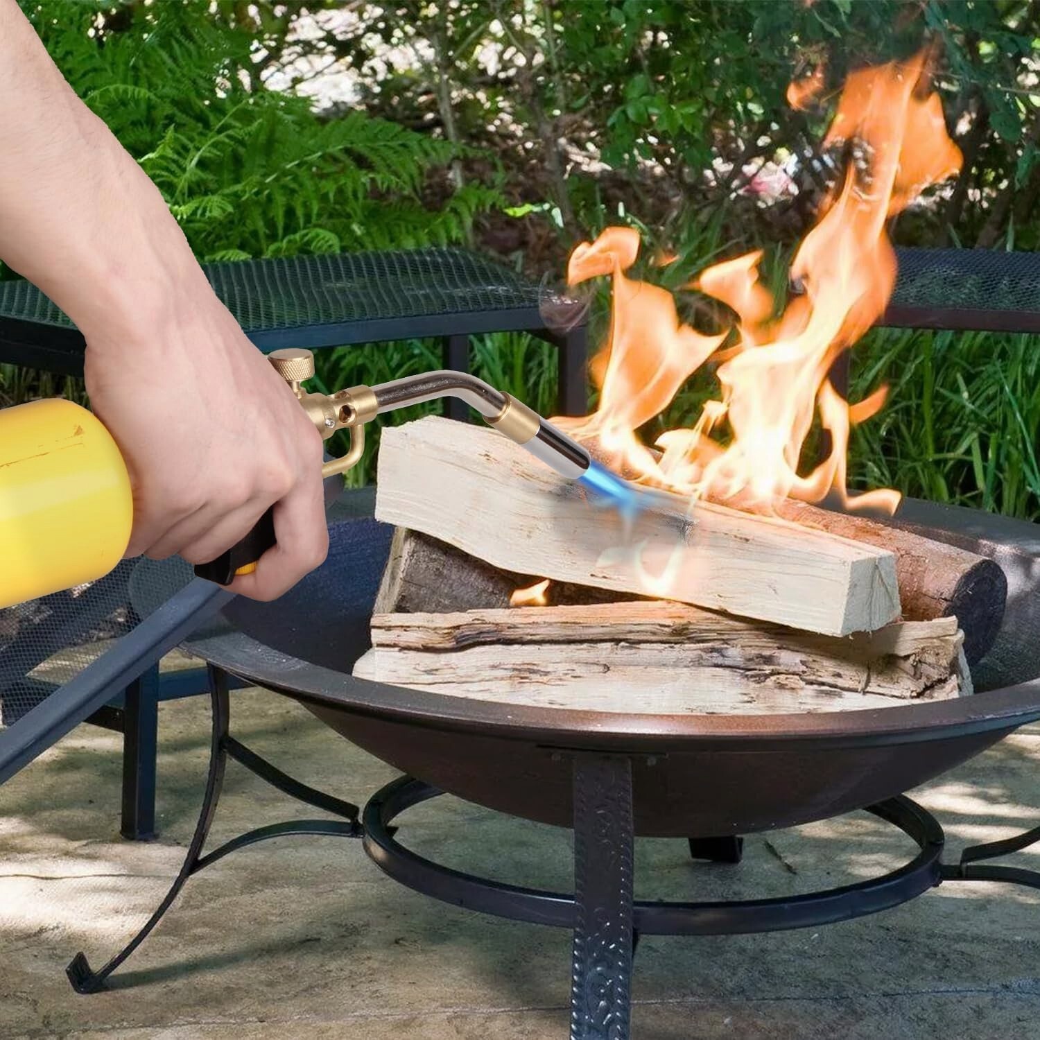 Propane Torch Head High Intensity Mapp Trigger Start Gas Torch Soldering Kit