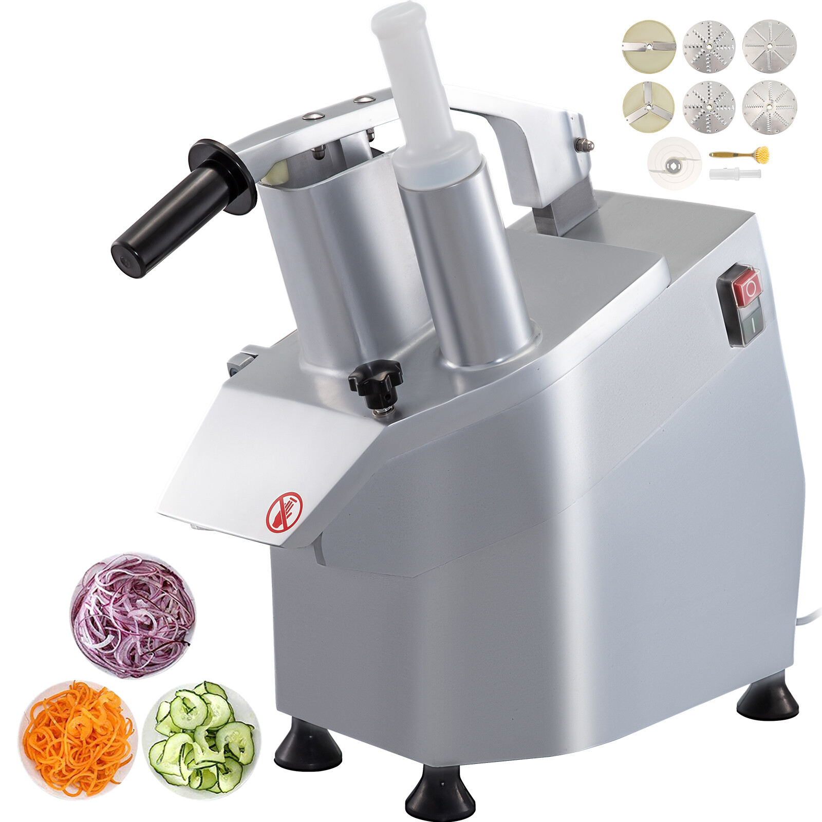 Vegetable Cutter Commercial Food Processor 6 Disks Fruit Vegetable Processor