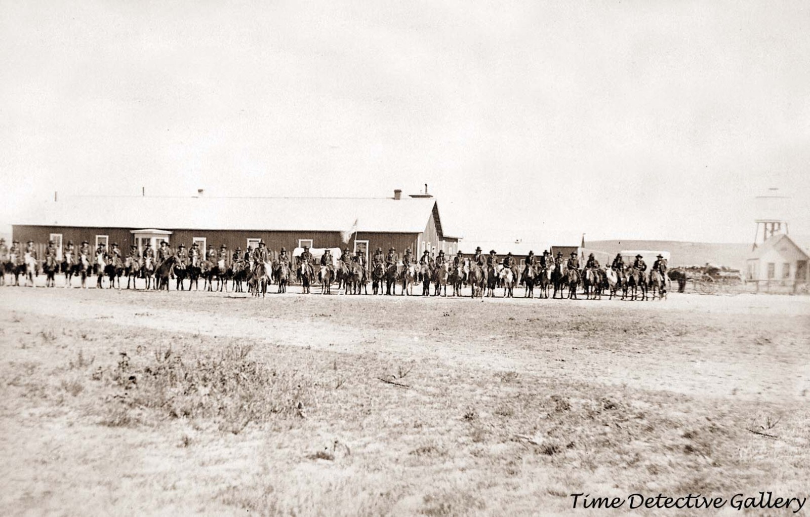 Sioux Indian Police, Pine Ridge Agency, South Dakota 1882 - Historic Photo Print