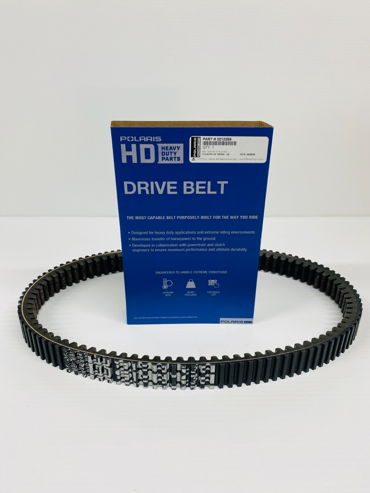 Polaris Heavy Duty Drive Belt - OEM Polaris 3212359 - RZR XP 1000, Ranger XP 900