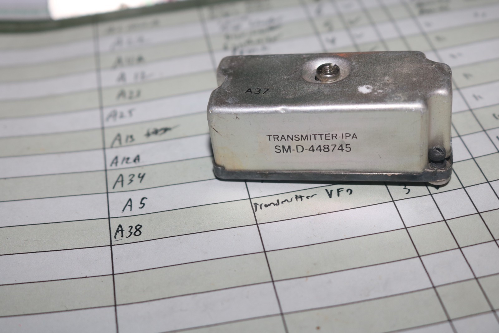 USED USGI PRC-25 PRC-77 radio module A37 Transmitter IPA