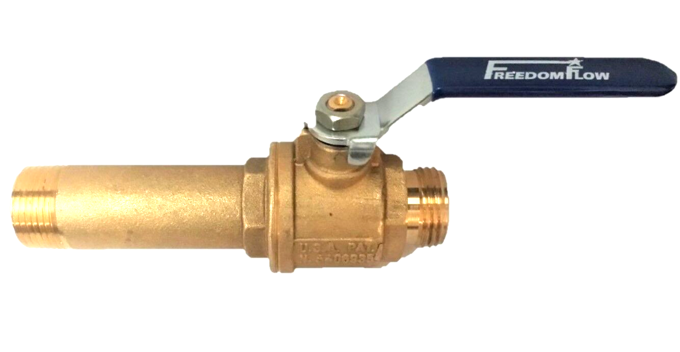 Brass Water Heater Drain Valve-Gas and Electric Water Heaters