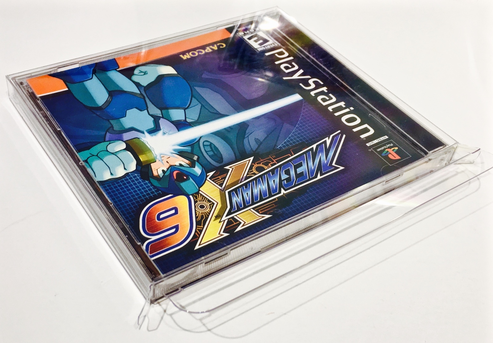 10 Box Protectors for PLAYSTATION 1 PS1 Video Games. Custom Clear Display Cases