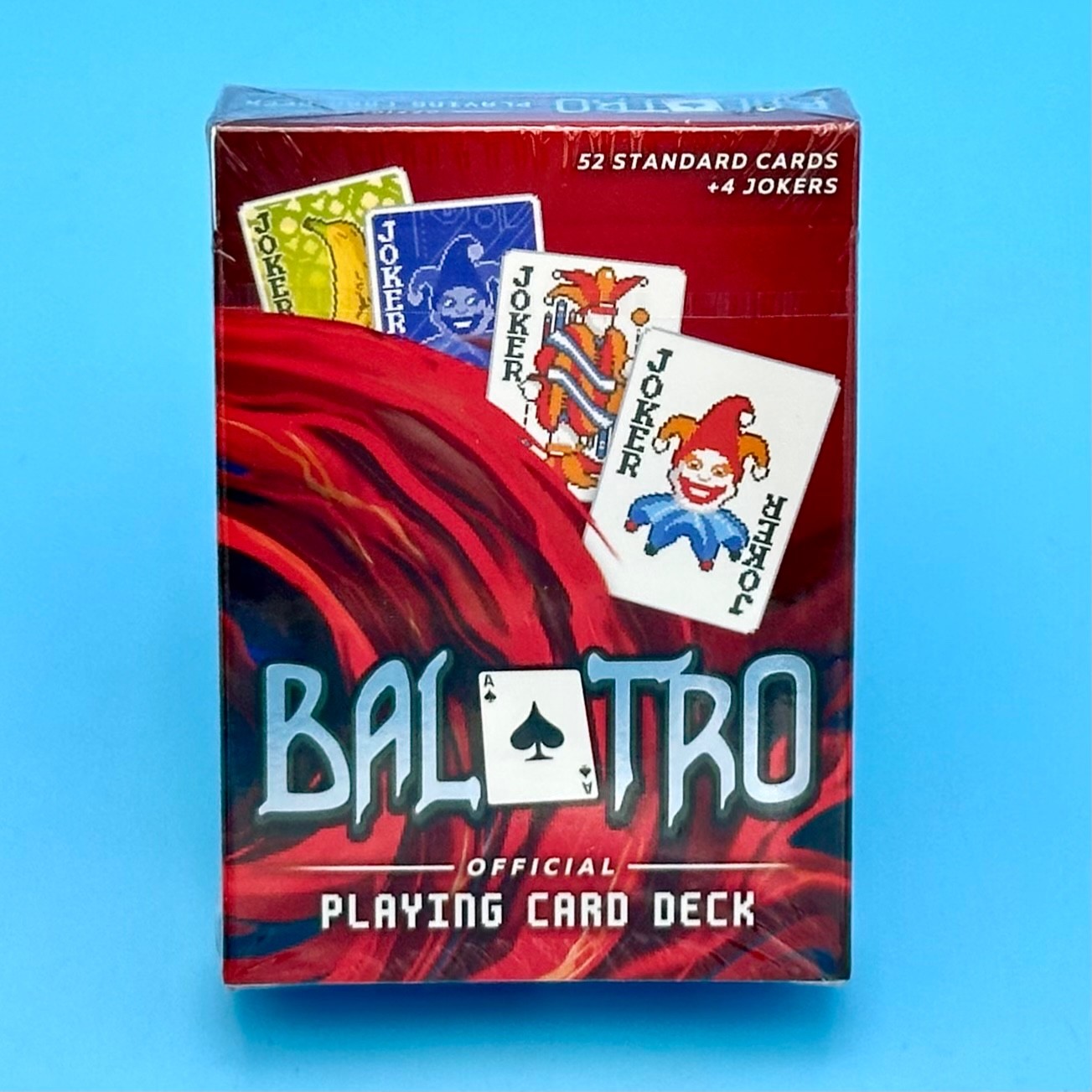 Balatro Official Playing Card Deck 52 Standard + 4 Jokers Blackjack Poker Casino
