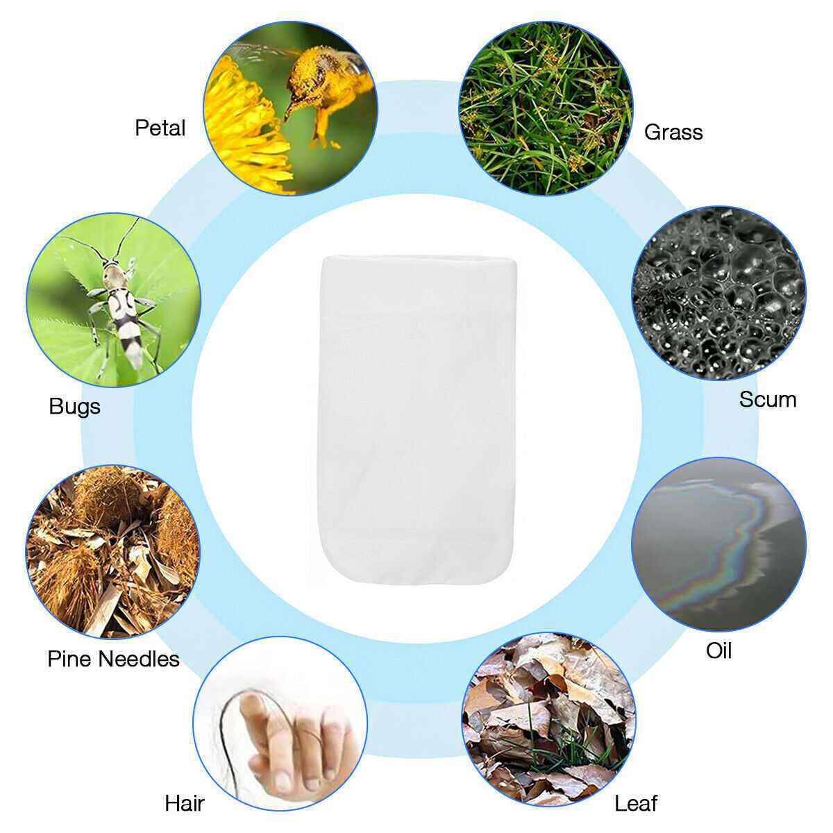 1-30 Packs Pool Skimmer Socks Filter Replacement Savers for Basket Swimming Pool