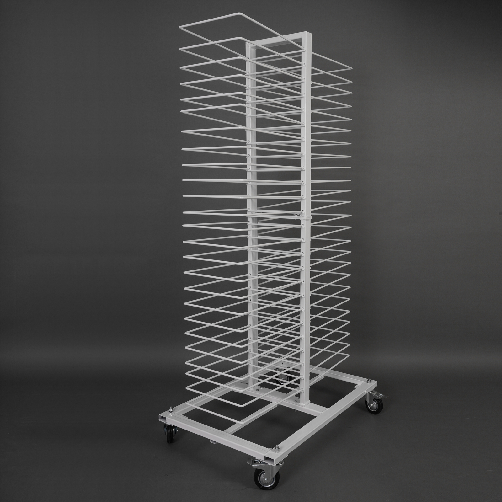 50 shelves 4 Casters Art Drying Rack Drying Stand For Doors/Shelves/Paint Shops