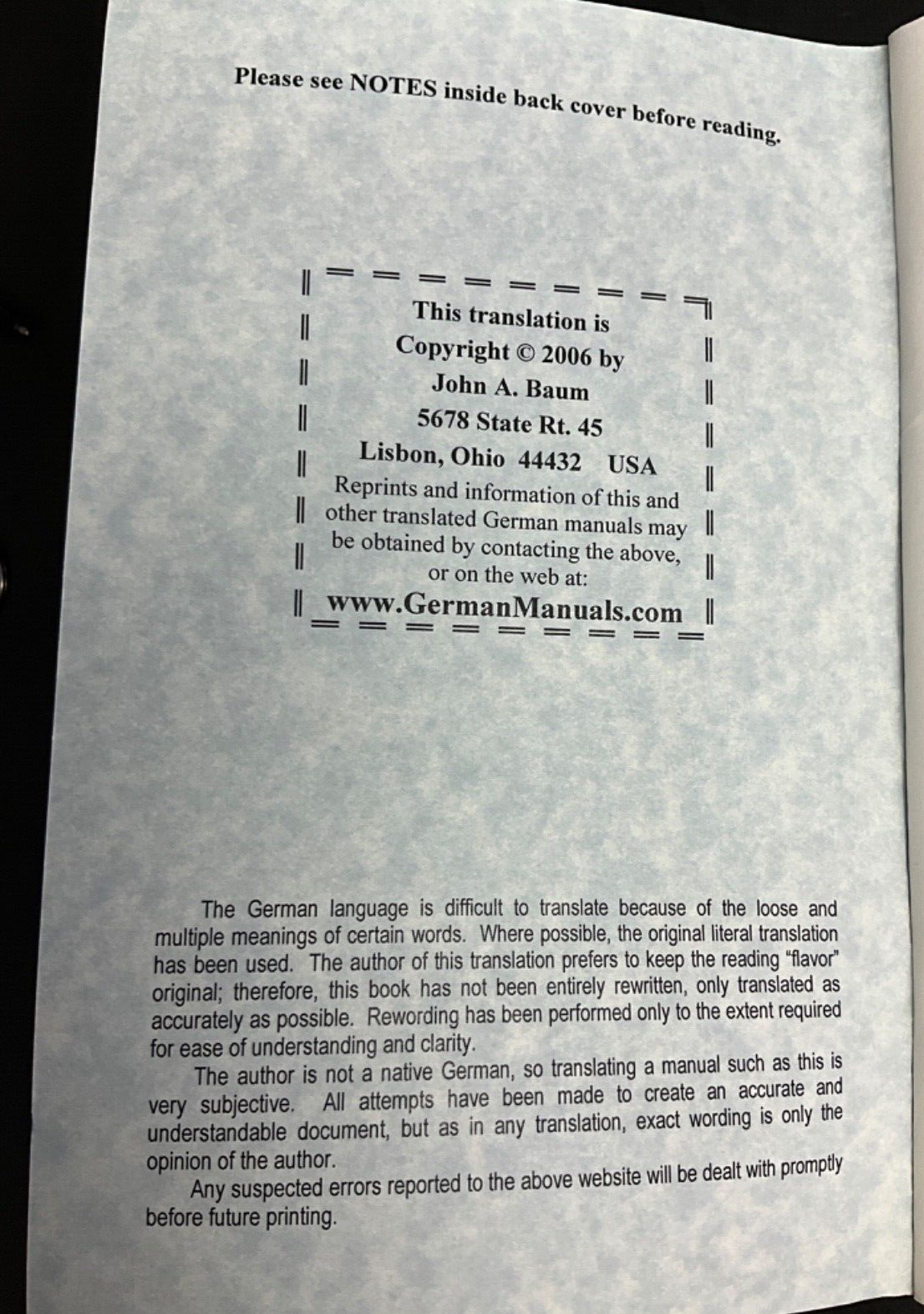 MANUAL FG 42 PART 1 & 2 GERMAN PARACHUTE RIFLEMAN MILITARIA COLLECTIBLE