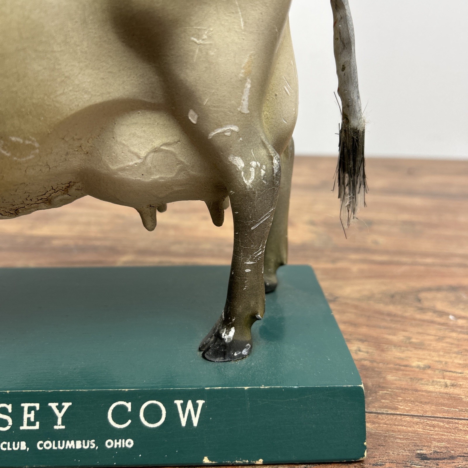 IDEAL True Type Jersey Cow STORE DISPLAY American Cattle Club New York Figurine