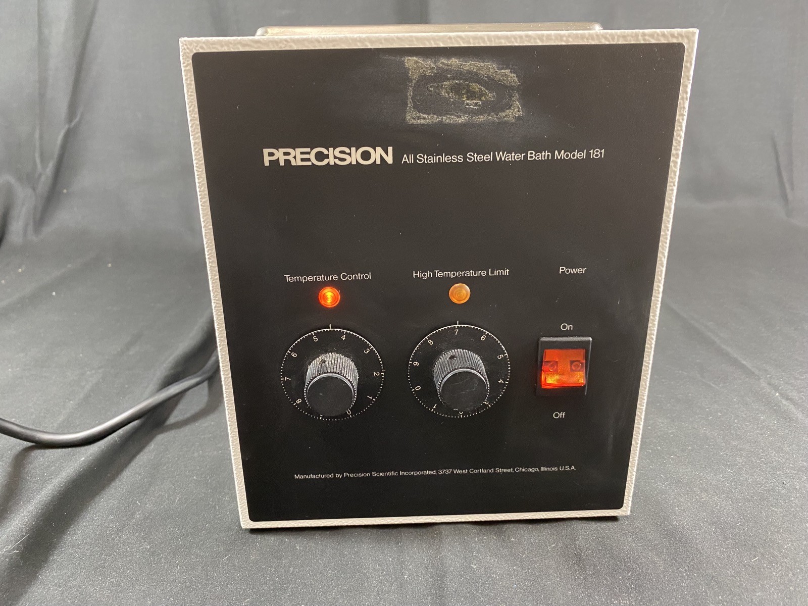 PRECISION SCIENTIFIC 2.5L Stainless Steel Water Bath Model 181 Cat 66557