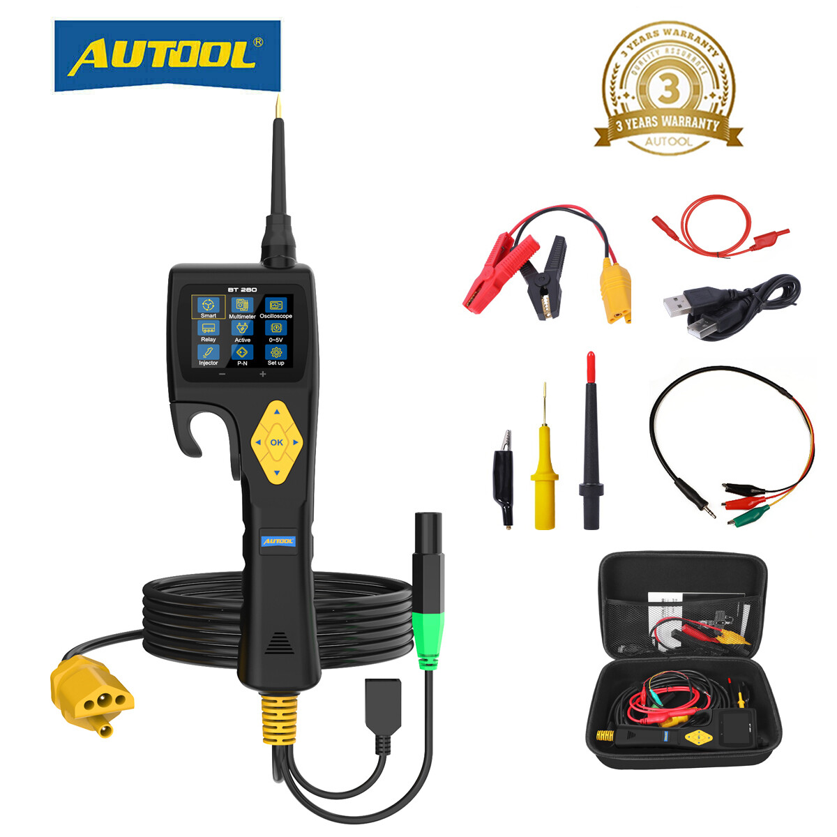 9V-30V Electrical Circuit Tester Probe Diagnostic Multimeter Oscilloscope Test